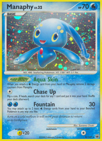 Manaphy 8/100 Diamond & Pearl Majestic Dawn