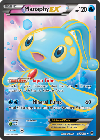 Manaphy-EX 116/122 XY BREAKpoint
