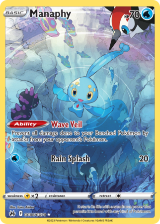 Manaphy GG06/70 Sword & Shield Crown Zenith Galarian Gallery