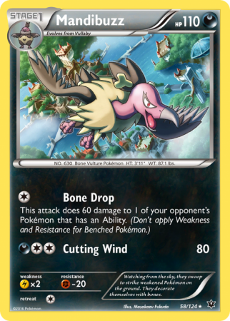 Mandibuzz 58/124 XY Fates Collide