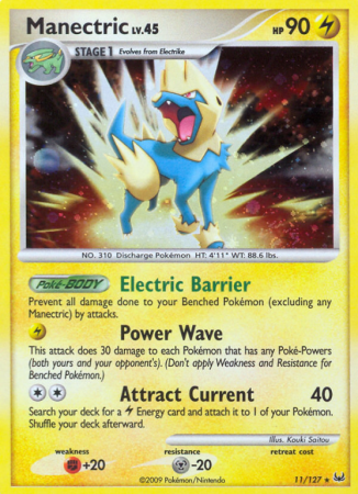 Manectric 11/127 Platinum Platinum
