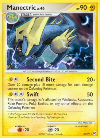 Manectric 22/99 Platinum Arceus