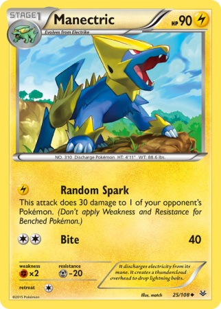 Manectric 25/108 XY Roaring Skies