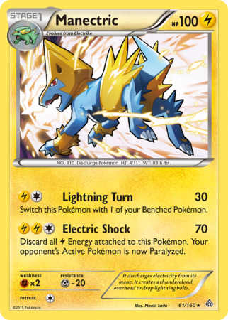 Manectric 61/160 XY Primal Clash
