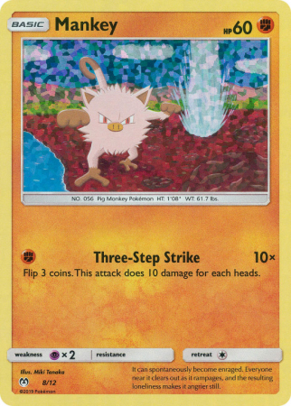 Mankey 8/12 Other McDonald's Collection 2019