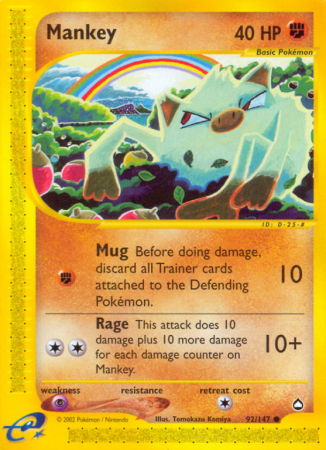 Mankey 92/186