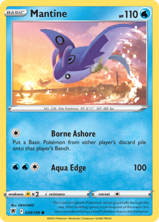 Mantine 34/189 Sword & Shield Astral Radiance