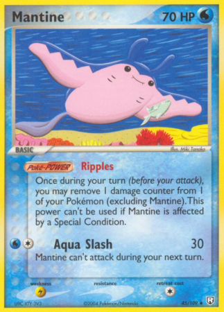 Mantine 45/109 EX Team Rocket Returns