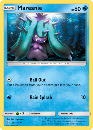 Mareanie 39/145 Sun & Moon Guardians Rising