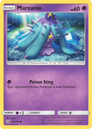 Mareanie 62/149 Sun & Moon Sun & Moon