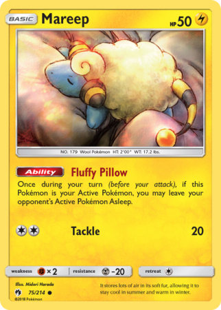 Mareep 75/214 Sun & Moon Lost Thunder