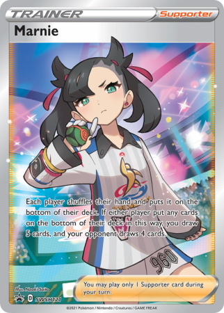 Marnie SWSH121/103 Sword & Shield SWSH Black Star Promos