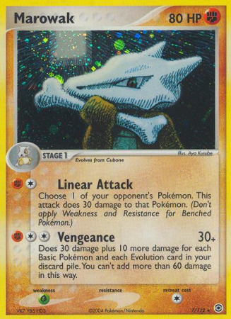 Marowak 7/112 EX FireRed & LeafGreen