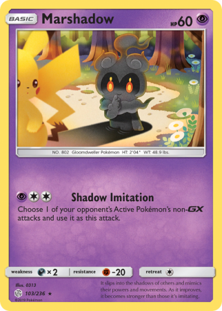 Marshadow 103/236 Sun & Moon Cosmic Eclipse