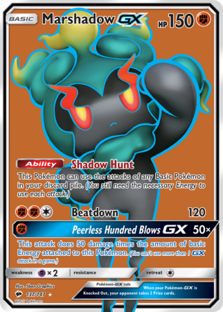 Marshadow-GX 137/147 Sun & Moon Burning Shadows