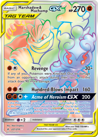 Marshadow & Machamp-GX 221/214
