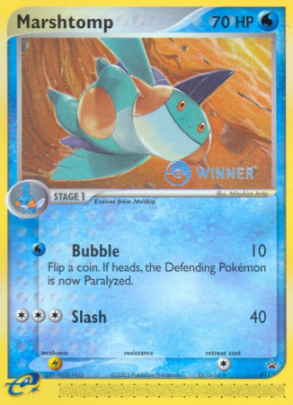 Marshtomp 11/40 NP Nintendo Black Star Promos
