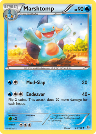 Marshtomp 34/160 XY Primal Clash