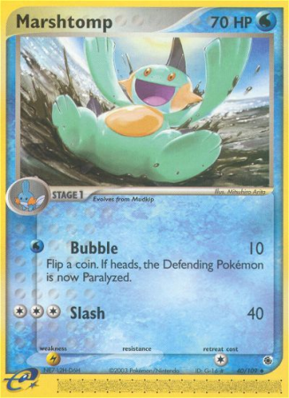 Marshtomp 40/109 EX Ruby & Sapphire