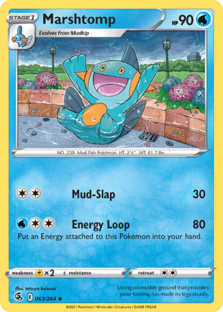 Marshtomp 63/264 Sword & Shield Fusion Strike
