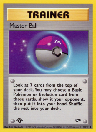 Master Ball 116/132 Gym Gym Challenge