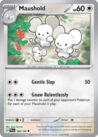 Maushold 168/193 Scarlet & Violet Paldea Evolved