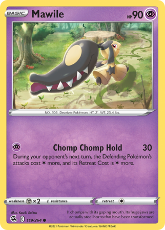 Mawile 119/264 Sword & Shield Fusion Strike