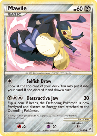 Mawile 64/106 HeartGold & SoulSilver Call of Legends
