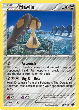 Mawile 80/116 Black & White Plasma Freeze