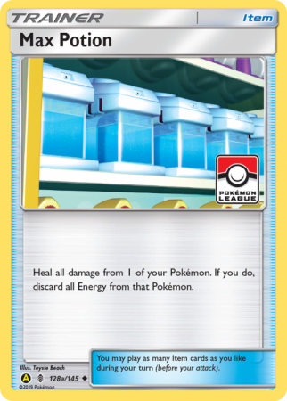 Max Potion 128a/145 Sun & Moon Guardians Rising