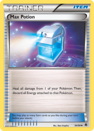 Max Potion 94/98 Black & White Emerging Powers