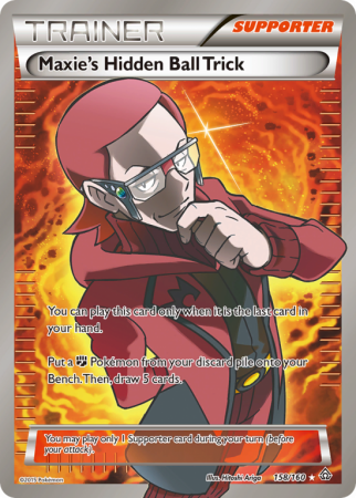 Maxie's Hidden Ball Trick 158/160 XY Primal Clash