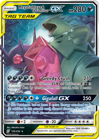 Mega Sableye & Tyranitar-GX 126/236