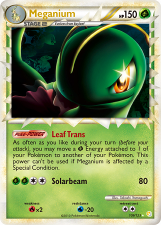 Meganium 109/123 HeartGold & SoulSilver HeartGold & SoulSilver