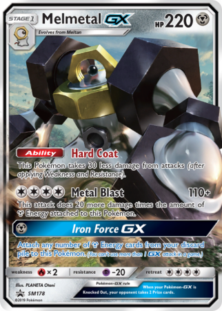 Melmetal-GX SM178/156 Sun & Moon SM Black Star Promos