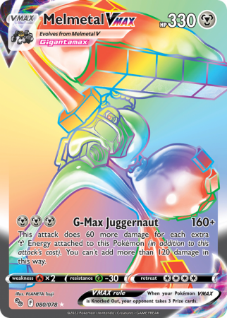 Melmetal VMAX 80/78 Sword & Shield Pokémon GO