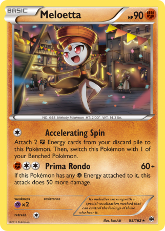 Meloetta 85/162 XY BREAKthrough
