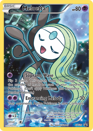 Meloetta XY120/183 XY XY Black Star Promos