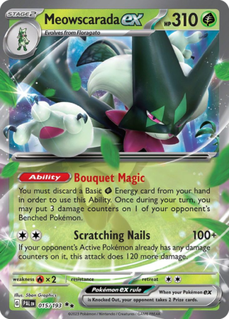 Meowscarada ex 15/193 Scarlet & Violet Paldea Evolved