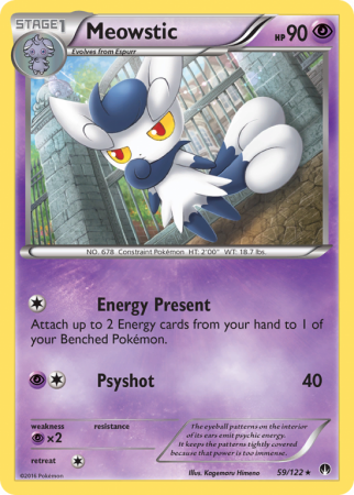 Meowstic 59/122 XY BREAKpoint