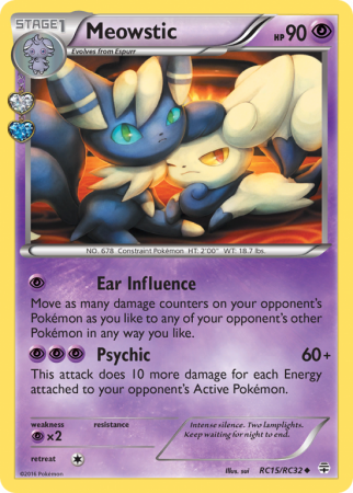 Meowstic RC15/115 XY Generations
