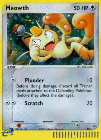 Meowth 13/40 NP Nintendo Black Star Promos