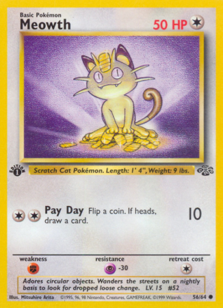 Meowth 56/64 Base Jungle