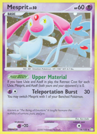 Mesprit 14/123 Diamond & Pearl Mysterious Treasures