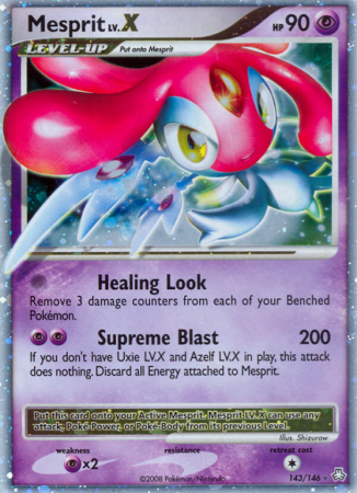 Mesprit LV.X 143/146 Diamond & Pearl Legends Awakened