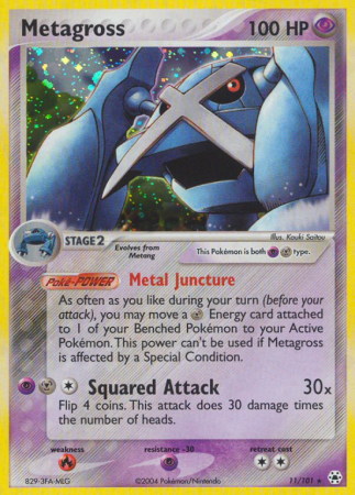 Metagross 11/101 EX Hidden Legends