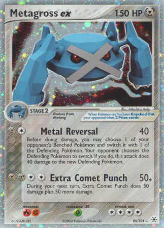 Metagross ex 95/101 EX Hidden Legends
