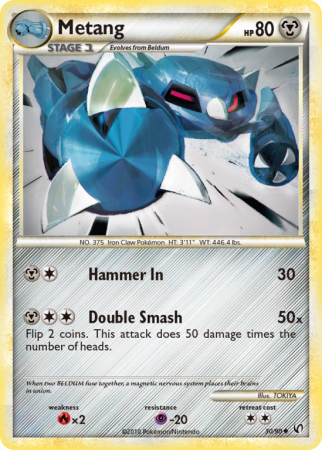 Metang 30/90 HeartGold & SoulSilver HS—Undaunted