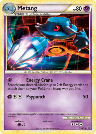Metang 33/95 HeartGold & SoulSilver HS—Unleashed