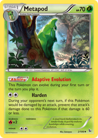 Metapod 2/106 XY Flashfire